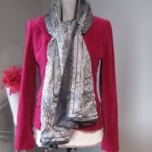 NWT Brooks Brothers Silk Scarf Wrap 27 x 68